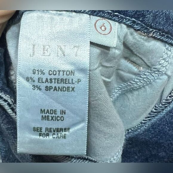 Jen7 For All Mankind Stretch Jean Pencil Skirt 6 - Picture 4 of 7